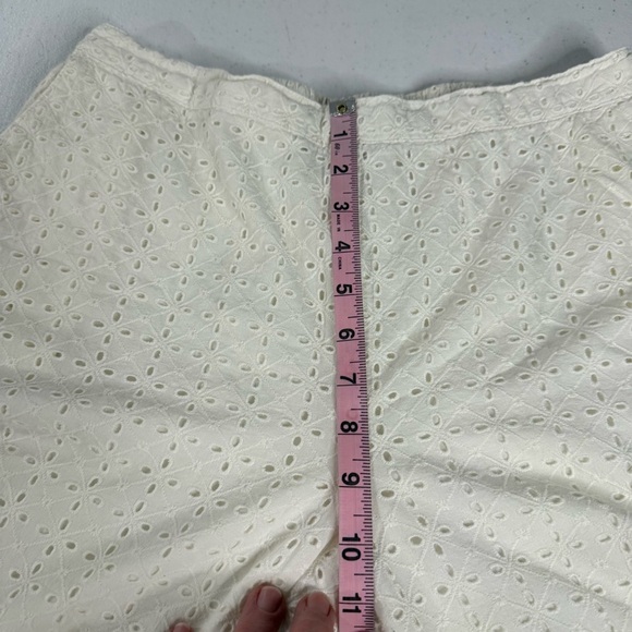 Vintage Alfred Dunner Pull-On Capris Ivory Eyelet Back Elastic Women’s Size 14 - Picture 6 of 12